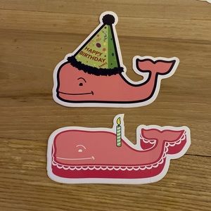 Vineyard vines birthday stickers